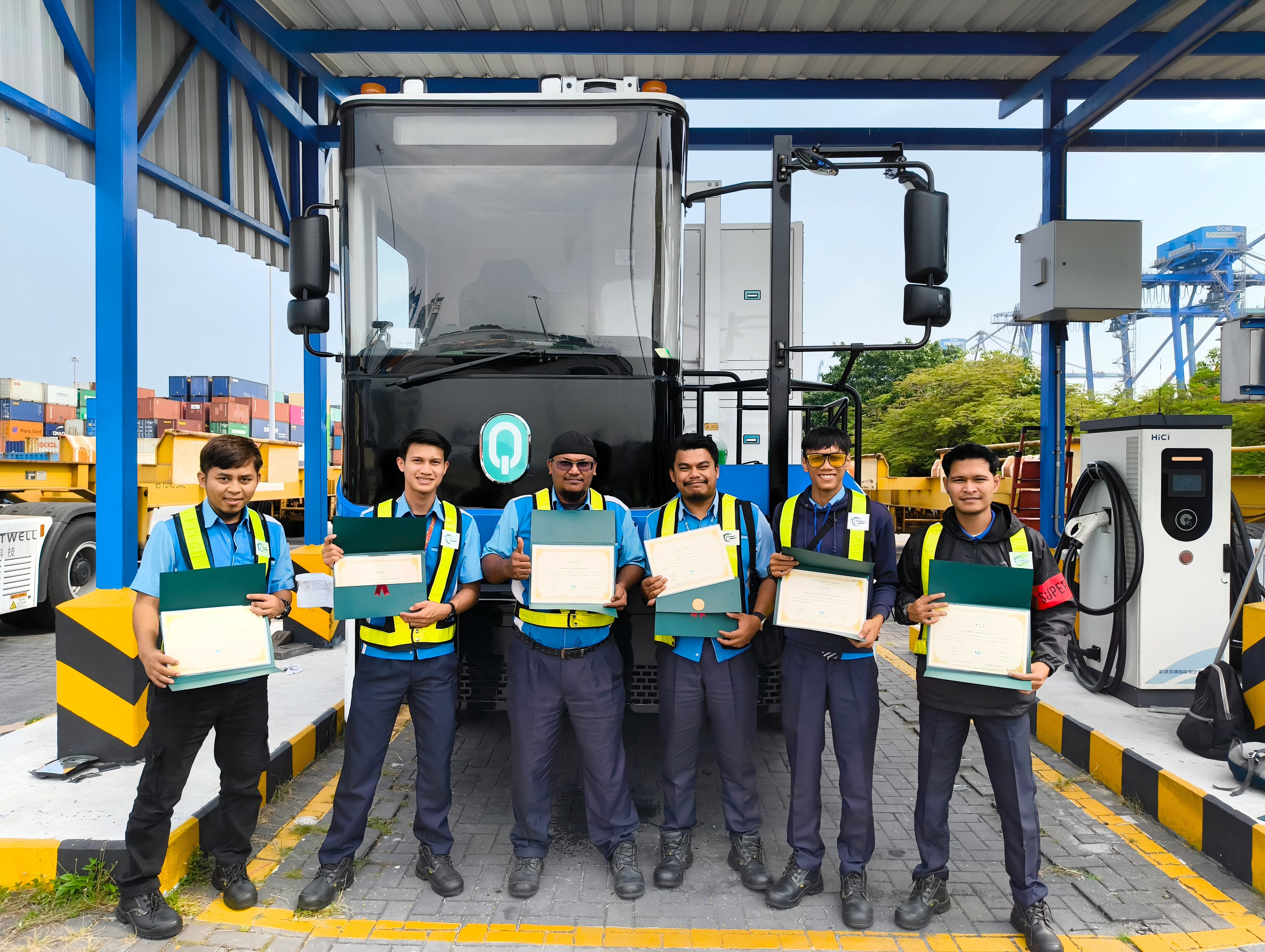 Workers upgrading their skills through Westwell&rsquo;s professional training program, moving from manual logistics tasks to more advanced, value-driven roles under Logistics 4.0