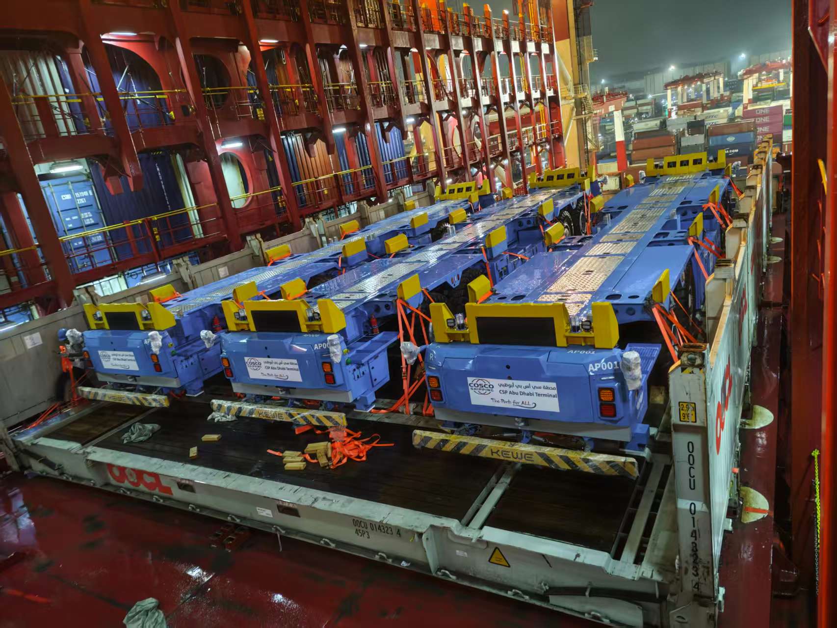 Westwell IGV Q-Chassis shipped to CSP Abu Dhabi Port for intelligent operations