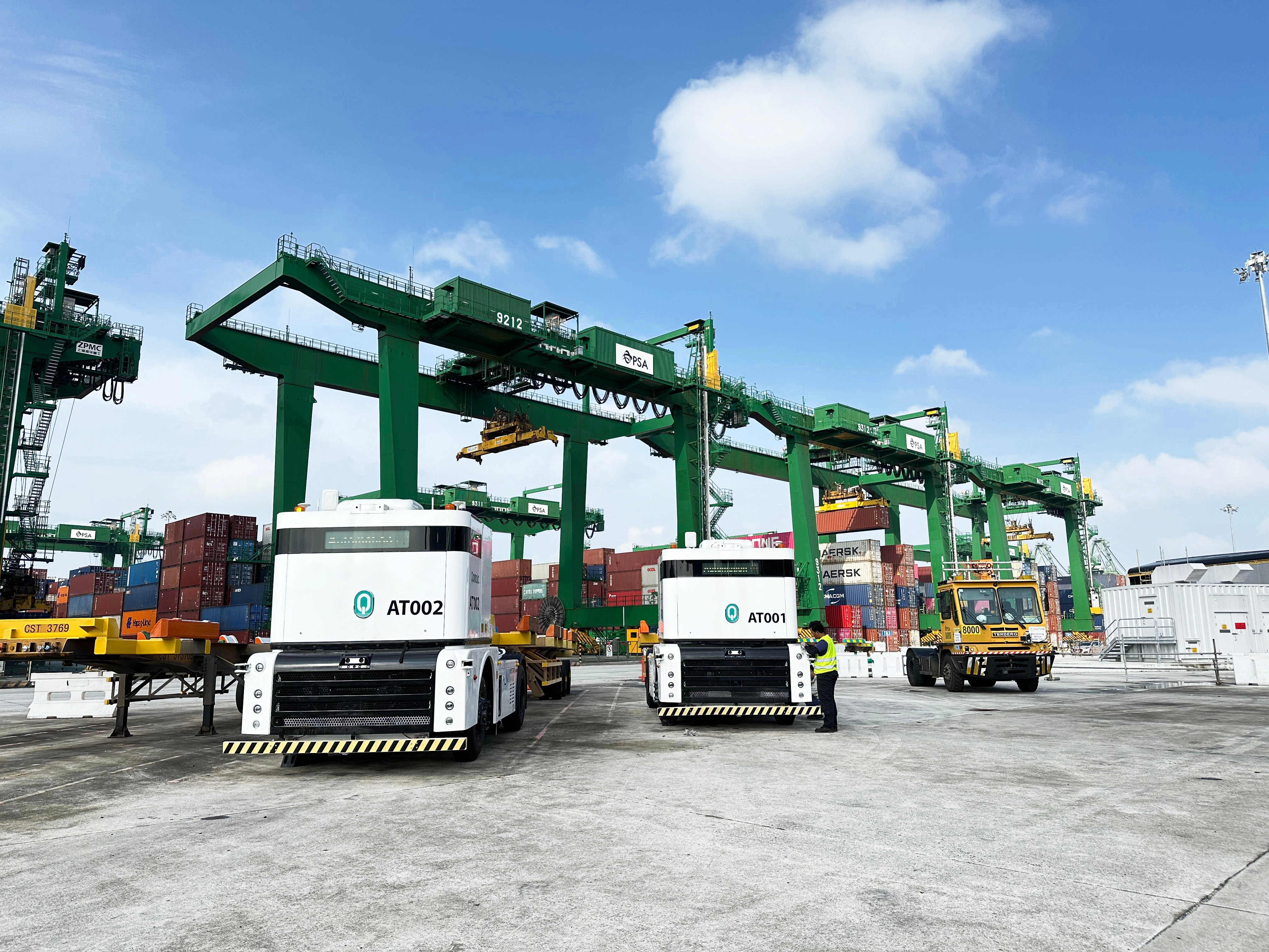 Westwell unmanned trucks showcasing smart maintenance and asset performance in logistics operations.